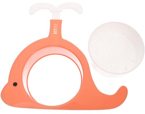 Toyvian Panier D'égouttage Orange Crépine pour Évier Cuisine en Pp Anti-débris, Design Chic et Forme Originale Égouttoir Pratique et Sûr