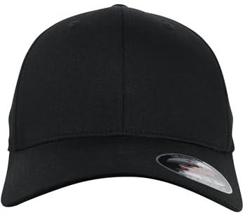 Flexfit Cap Organic Cotton Cap, Black, S/M, 6277OC