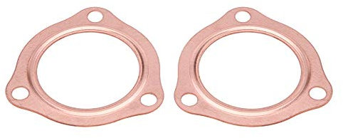 2pcs 2.5inch Cobre Colector Colector de escape Juntas reutilizables para SBC 302 350 454 Juntas de escape