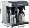 GGM Gastro | FKMV20D | Filterkaffeemaschine - 2X 2 Liter - 3,3 kW - mit 2 Warmhalteplatten - inkl. 2 Isolierkannen á 2 Liter