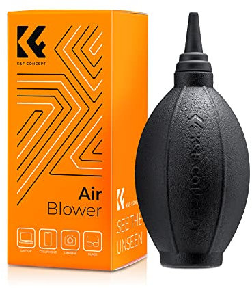 K&F CONCEPT Souffleur d'air, nettoyeur de poussière, souffleur d'objectif, pistolet à air pour appareils numériques, reflex numériques, appareils photo reflex numériques, objectifs d'appareil photo et