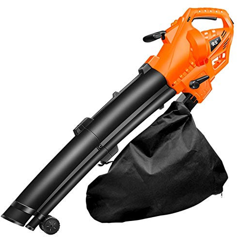 Nuovo conveniente soffiatore da Giardino a 5 velocità 3000 W Elettrico soffiatore per Foglie e trituratore per la Pulizia della Neve delle Foglie del Giardino del Prato, Leggero (Color : 3000W 5-SPE