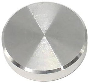 Tuerca de mano de acero inoxidable 304, agujero pasante, agujero ciego, tuerca grande plana, tuerca publicitaria, accesorios decorativos for fijación de uñas, 1-10 Uds. ( Color : Blind Hole , Size : M