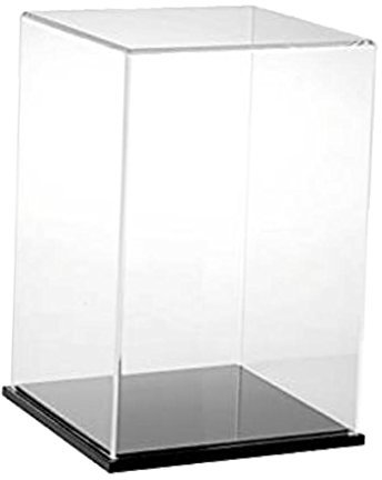 Transparente Acryl-Vitrine, 15 x 15 x 25 cm, für Puppen – DIY-Actionfiguren-Aufbewahrungsbox mit Schloss – perfekte Sammler-Vitrine für 30,5 cm große Puppen und 20,3 cm große Puppen