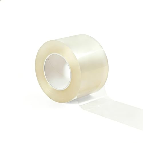 Pazaka Clear Window Weather Sealing Tape, 2 Inch x 33 Feet, Transparent Draft Stopper for Home Winterizing and Insulation, No Residue