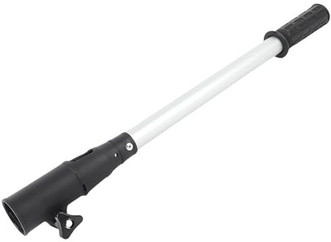 Fockety Tiller Extension Handle, 18 Inches Telescoping Aluminum Tiller Handle Extension for Outboard, Non Slip Universal Ergonomic Trolling Motor Extensions Handles for Boat