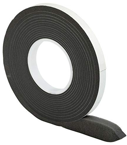 Joint d'Étanchéité en Bande Comprimée 15/6 │ anthracite │ 1 pièce │ Longueur: 5,6 m │ Largeur du Rouleau: 15 mm, Largeur du Joint: 6-23 mm │ Ruban d'Étanchéité du Joint │ Ruban de Compression