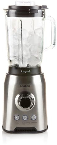 DOMO DO710BL Blender Smoothie Maker - Variabler Geschwindigkeitsregler und Pulstaste - Blender mit 6 Klingen - 1,5 L - 1000W