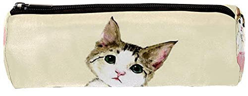Rosa Ballerina-Federmäppchen Stifteetui Stifteetui Stifteetui Stifteetui Schreibtisch-Organizer Make-up-Kosmetiktasche für Schule Büro
