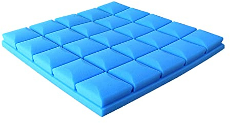10-pack Acoustic Foam Sound Wall Panels, High Density Soundproof Panels Sound Absorbing Cotton For Soundproofing On Wall, Doors, Windows, Ceilings And Floors(Size:50 * 50 * 5CM,Color:B) (E 50 * 50