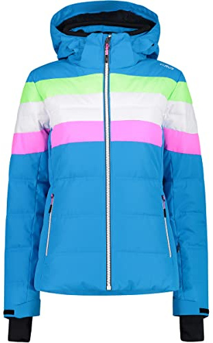 CMP Damen Hoodie Zip Jacke, Turchese, 36