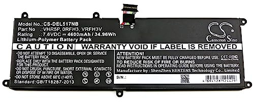Batteria per laptop Dell Latitude 11 5175, 11 5179, 7,6 V, ai polimeri di litio