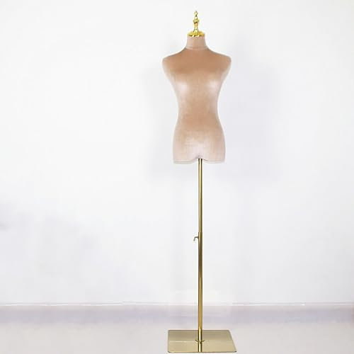 Rozhuhro Schaufensterpuppe Torso weiblich, Höhenverstellbar Mannequin, Deko Mannequin, Schneiderpuppe, Weiblich Schaufensterpuppe,Complexion,A