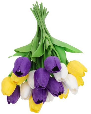 Cabilock Künstlicher Strauß 18 Stück Heim-blumenstrauß Ornament Dekorative Kunstblumen Für Hochzeit Heimdekoration
