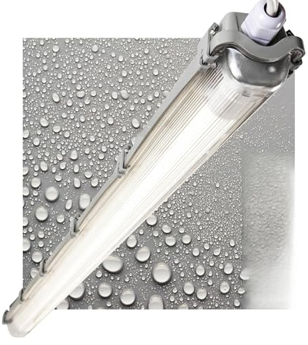 Proventa Feuchtraumleuchte mit LED-Röhre 120 cm 18W neutralweiß IP65