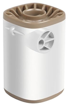Einstellbarer 2-Stufen-Druck, Bis zu 4, 8 KPa Luftdruck, Maximale Aufblasgeschwindigkeit von 600 L/min, Tragbare Camping-Luftpumpe mit Handy-Ladegerät, LED-Licht für den