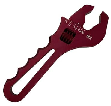 Fhkpsqkcn Chiave di montaggio 3AN-16AN chiave inglese regolabile in alluminio per chiave inglese leggera strumenti per collegamento tubo adattatore