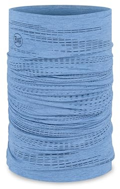 Buff®| Schlauchschal DryFlx Schnelltrocknend, elastisch, reflektierend, nachts, leuchtend, Sichtbarkeit, Laufen, Joggen, feuchtigkeitsabsorbierend, Herren, Damen, Einheitsgröße Blau