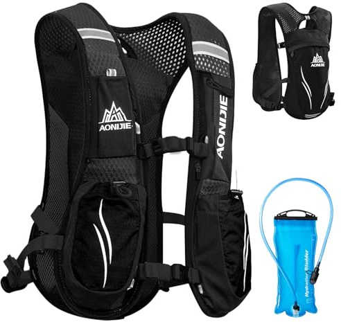TRIWONDER Ultraleicht Trinkrucksack, 5.5L Laufrucksack, Trailrunning Rucksack, Hydration Pack im Freien, Rucksack Outdoor für Laufen, Marathon, Radfahren