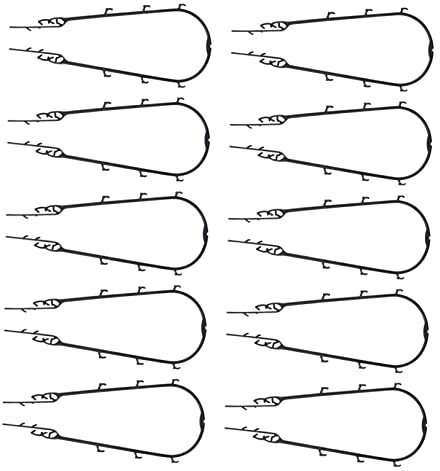Toyvian Pflanzenstützen Kletterhilfe Für Garten Kletterpflanzen 10 Stück Kunststoff Pflanzregal Robustes Kletterwerkzeug Pflanzenhalter Platzsparend Für Topfpflanzen Und Gewächshaus
