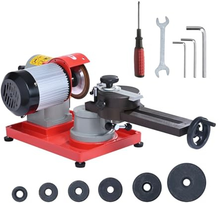 Circular Saw Blade Sharpener 370W Sharpening Machine 3600RPM Saw Blade 5Inch Wheel Rotary Mill Polisher Carbide Tipped for Professionals