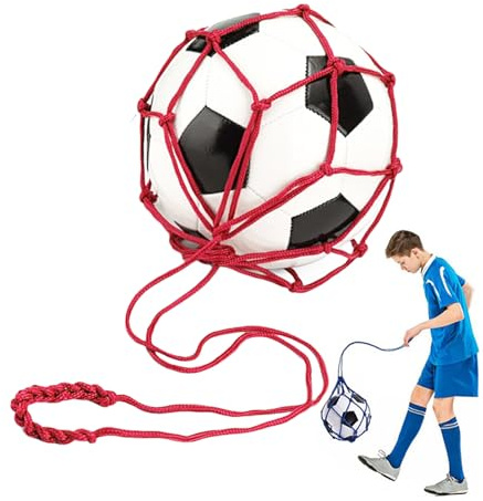 Genérico Rete per palloni da calcio, rete per palloni da calcio, con chiusura a coulisse, supporto versatile per palline sportive, stoccaggio di pallavolo e pallavolo