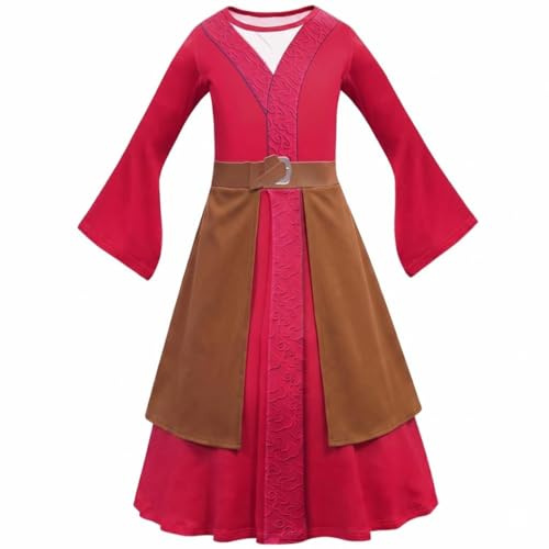 Lito Angels Déguisement Princesse Guerrière Fille, Rouge, 4-12 ans | Robe style hanfu, Tenue de guerrière, Halloween, Carnaval, Anniversaire