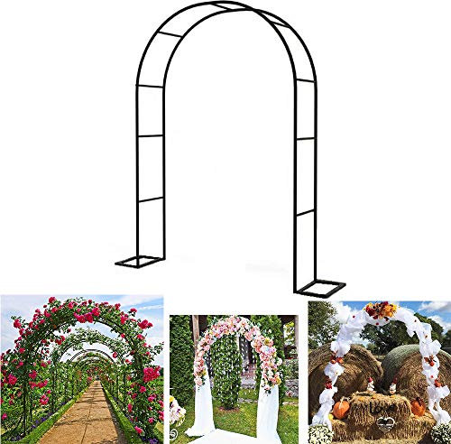 ZH-1 Kletterpflanzen Bogen Metall Pergola Rankhilfe Rankgitter Torbogen Eisen Rosenbogen Rosengitter, Indoor Outdoor, freistehend, Multi-Size