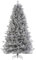 WeRChristmas Snow Flocked Grey Fir Christmas Tree, 6 ft / 180 cm