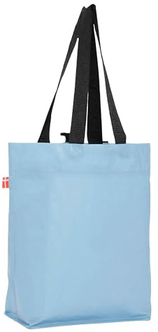 COBAGS BikeZac 2.0 Cykelväska, Clip-On shoppingväska, väska för pakethållaren, återanvändbar, återvinningsväska, blå (Simply Blue)