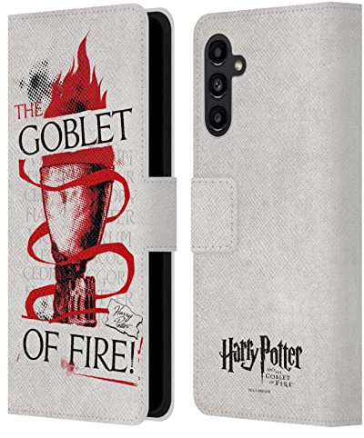 Head Case Designs Licenciado Oficialmente Harry Potter Cáliz de Fuego Cáliz de Fuego I Carcasa de Cuero Tipo Libro Compatible con Samsung Galaxy A13 5G (2021)