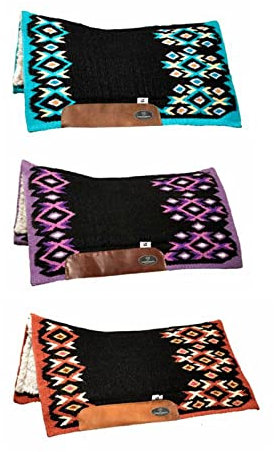 Western Imports CSF Westernpad Black Edition, Schafwolle, 79 cm lang (Pink)