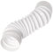 Steinberg14 White Ø 125 mm Flexible Pipe with Connector, Flexible Hose for Ventilation Systems, steam Extraction
