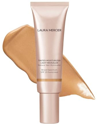 Laura Mercier Tinted Moisturizer Light Revealer Natural Skin Illuminator with SPF 25: All Day Hydration, Ultra-Sheer Coverage, Luminous & Radiant Finish, Skin Tint, Sand