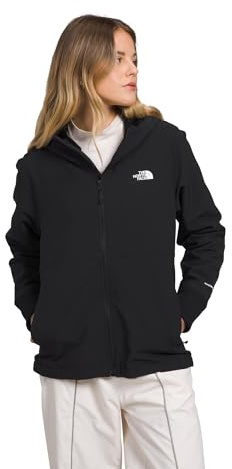 The North Face Women's Shelbe Raschel Fleece Hooded Jacket (Standard & Plus Size) - Wind & Water Resistant, Fleece Lining, TNF Black-NPF, Large
