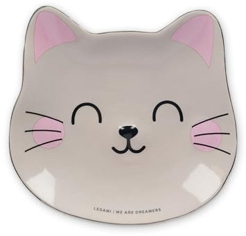 Legami Piattino in Ceramica, Kitty, Small
