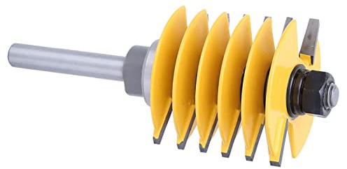 Broca Enrutadora para Juntas de Dedo, Vástago de 8mm, Fresadora de Carpintería, Cortador de Juntas de Espiga, Ranura para Lengüeta, Cortador de Madera para Carpintería