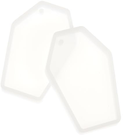 CORHAD 4 Stück Sarg Schlüsselanhänger bastelzeug craft Coffin Schlüsselanhänger DIY whitn moul Vor Anhänger zur Herstellung von Formen Untersetzer Form in Sargform Silikonform Kieselgel