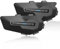 MAXTO Auricular Bluetooth para Motocicleta MX2 1000M 2 Riders Casco Sistema de comunicación, Universal Moto Intercom IPX6 Impermeable Casco de Motor Intercomunicador con FM (2 Paquete)
