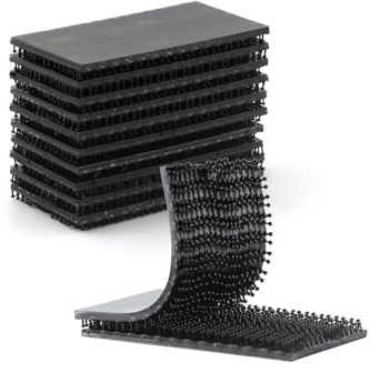 3M Dual Lock Nastro Adesivo a Forma di Fungo Nero 2.54 cm x 5 cm 10 Pcs | con Chiusura a Strappo, Resistente, con Chiusura Richiudibile, per Porta Pass ez da Interno