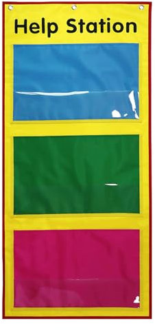 LSDLOUYAQNG Dossier A4 Tableau de Poche de Rangement for Salle de Classe, école, Bureau, fichiers muraux Suspendus, Organisation des fichiers de devoirs
