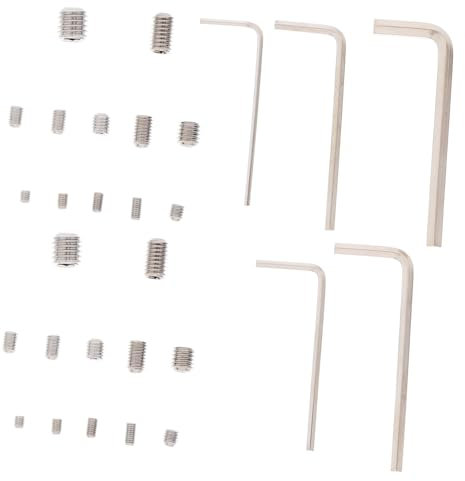 FELTECHELECTR Socket Grub Screws Hexagon Socket Screws Assorted Set Precision Manufacturing Tiny for Tv Mounting
