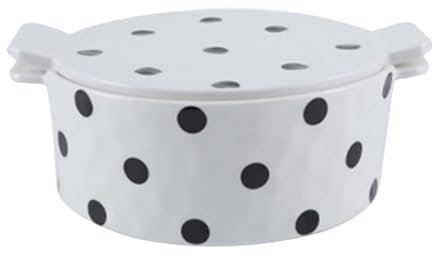 Cabilock Cuenco De Cerámica Multiusos Para Hornear Sopa Y Queso Mango Resistente De 800 Ml