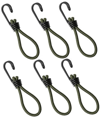 YARNOW 6stücke Zelthalterschnalle Mit Elastischem Seilhaken Für Campingzubehör Robuste Zeltschnurhaken Für Outdoor-aktivitäten Multifunktionale Campingzelthaken