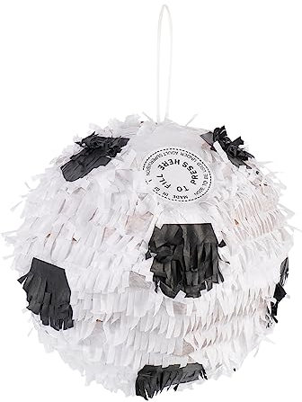 Vaguelly Pinata Decorazione decorazioni per feste di calcio gioco bomboniere a tema calcio palla funlicht divertente el party toy pignatta per feste di compleanno pignatta da calcio Carta