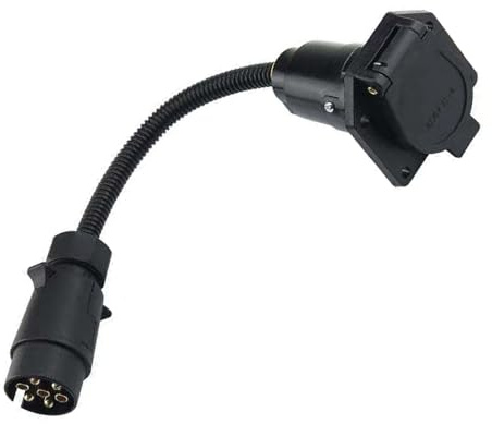MARCBUSE Intercontinental Trailer Connector Adapter 5 7 Pin Doppie Interfacce 60cm ABS Costruzione Design Per Rimorchio Per Rimorchio Adattatore Europeo Spina