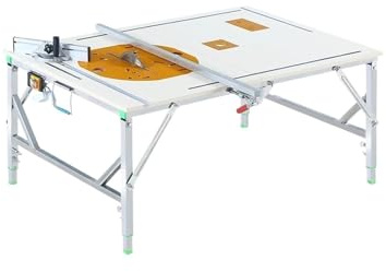 Mini Cut Off Machine, Small Folding Saw Table Portable Woodworking Electric 80 * 120cm DIY Lifting Work,for Cutting Brass Steel DIY