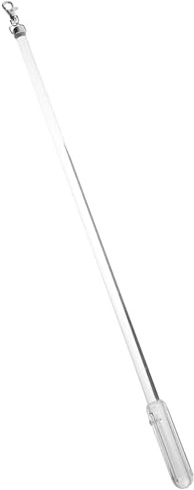 CONGARTENO Gardinenstange 140cm aus Acryl und Eisen Langlebiger Gardinenstab zum Ziehen Verhindert Schmutz und Risse an Gardinen für Büro und Zuhause