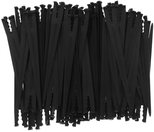 GLEAVI Set 80 Picchetti per Tubo Irrigazione a Goccia in Plastica, Supporti per Tubi Flessibili da Giardino e Orto, Accessori per Irrigazione Automatica, Staffe di Sostegno Resistenti