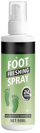 Deodorante per Scarpe Spray 60ml Rimozione Potente e Duratura